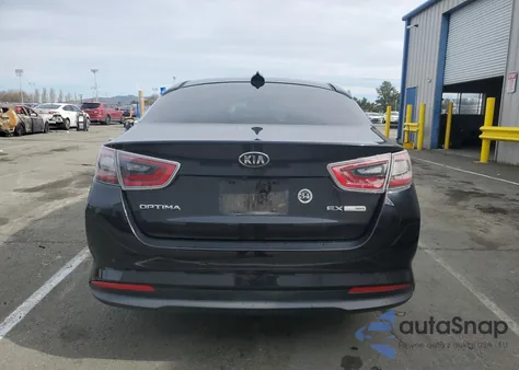 2015 Kia Optima Hybrid z USA, uszkodzony, nr VIN KNAGN4AD5F5080025